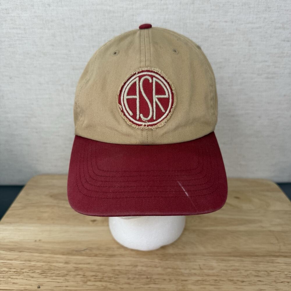 47 Brand AS Roma Baseball Cap Strapback Hat Brown Red Adjustable One Size Soccer